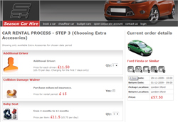 Season Cars' website redesign