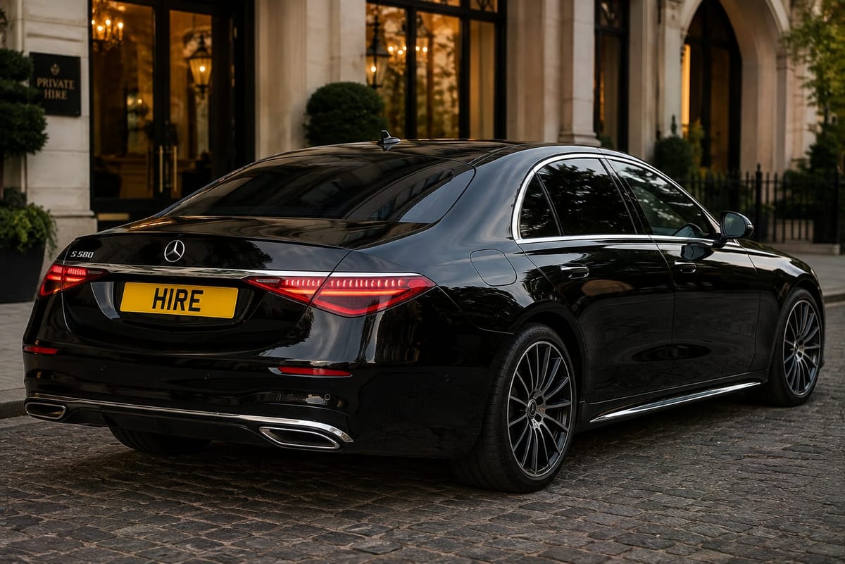 Mercedes S580 — الخارج — الخلف