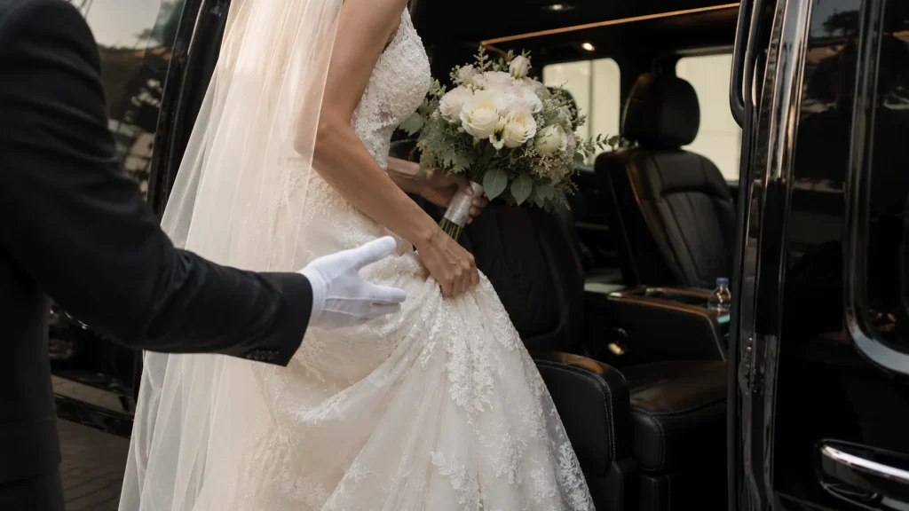 Mercedes V-Class Wedding Celebrations Hire